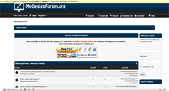 Desktop Screenshot of mydesignforum.org