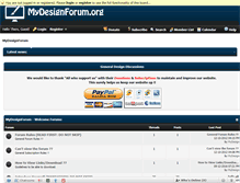 Tablet Screenshot of mydesignforum.org